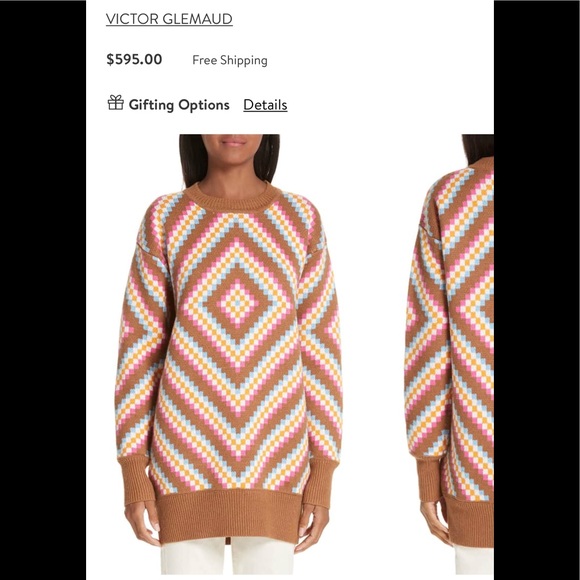 🙀 NWOT Victor Glemaud new collection sweater S - Picture 2 of 8